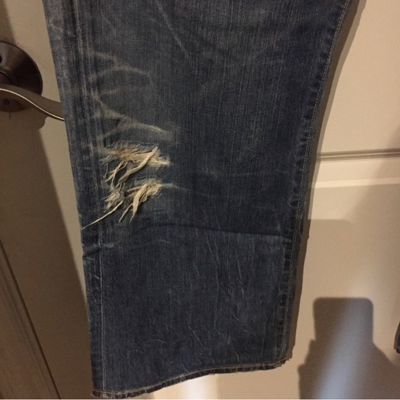 Mens Distresses Paper Denim & Cloth Jeans waist 34 - Picture 4 of 7